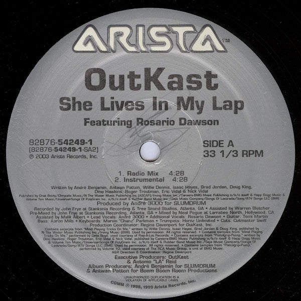 OutKast : Ghetto Musick / She Lives In My Lap (12")