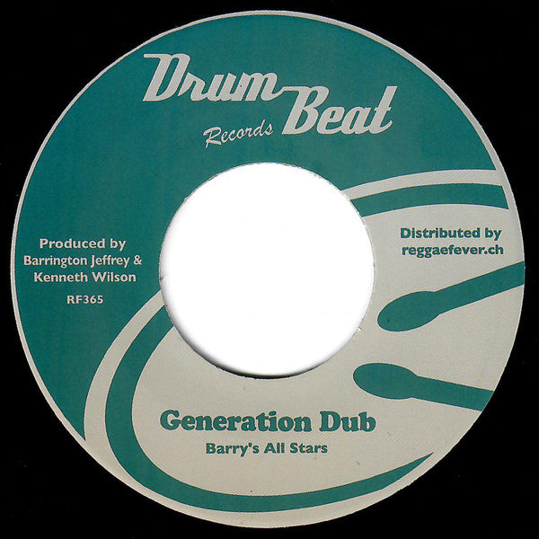 Sons Of Solomon / Barry's All Stars : Generation Creation (7", Single)