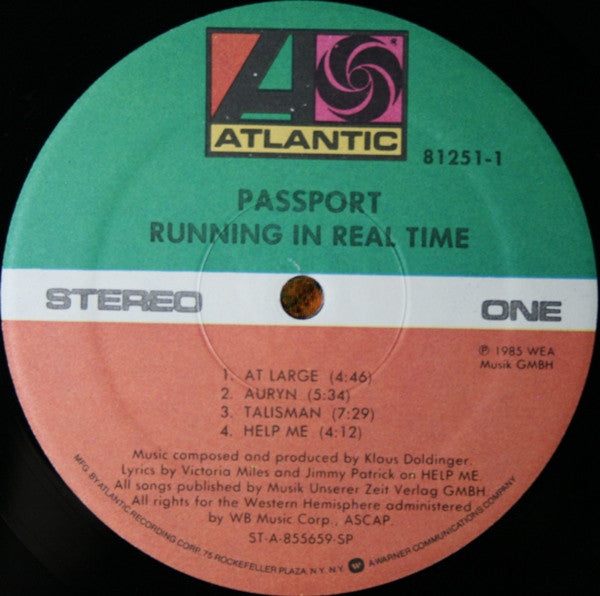 Passport (2) : Running In Real Time (LP, Album)