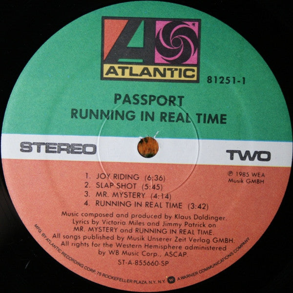 Passport (2) : Running In Real Time (LP, Album)