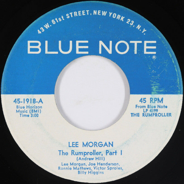 Lee Morgan : The Rumproller (7")
