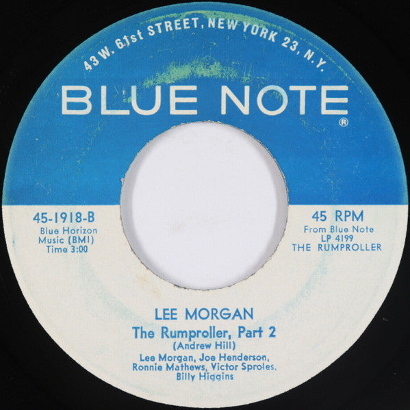 Lee Morgan : The Rumproller (7")
