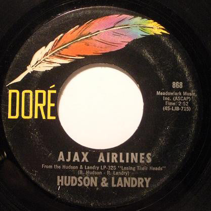 Hudson & Landry : Bruiser La Rue / Ajax Airlines (7")