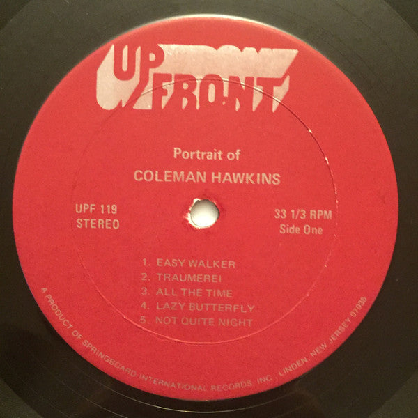 Coleman Hawkins : Portrait Of Colman Hawkins (LP, Album)