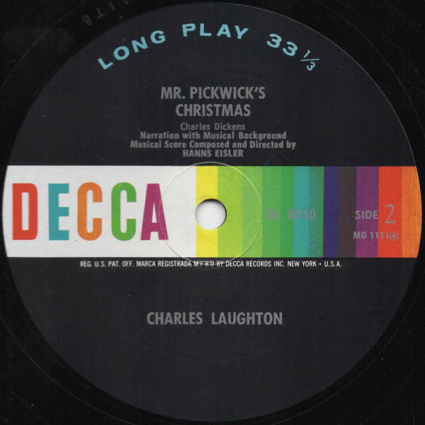 Ronald Colman, Charles Laughton : Charles Dickens Classics: A Christmas Carol And Mr. Pickwick's Christmas (LP, RE)