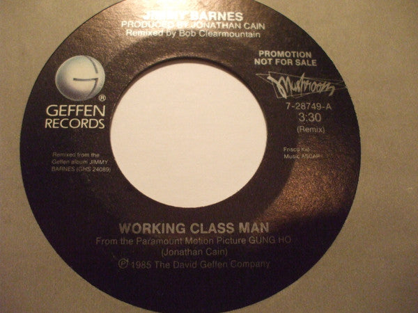 Jimmy Barnes : Working Class Man (7", Single, Promo)