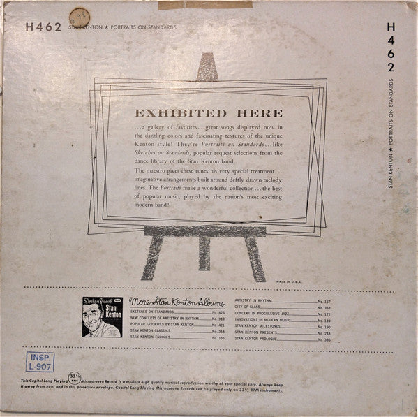 Stan Kenton : Portraits On Standards  (10", Album)