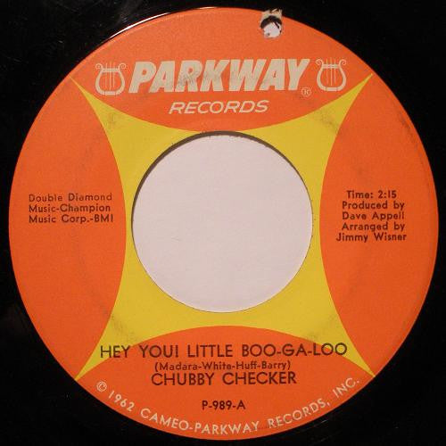 Chubby Checker : Hey You! Little Boo-Ga-Loo / Pussy Cat (7", Single)