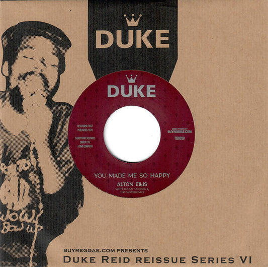 Alton Ellis / Tommy McCook : You Made Me So Happy / Duke's Reggae (7")