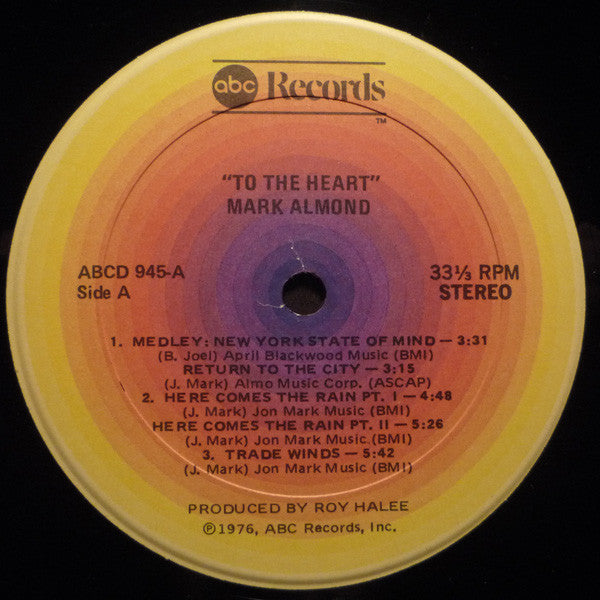Mark-Almond : To The Heart (LP, Album)