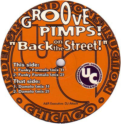 Groove Pimps! : Back On The Street (12")