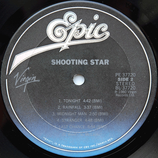 Shooting Star (4) : Shooting Star (LP, Album, RE, Ter)