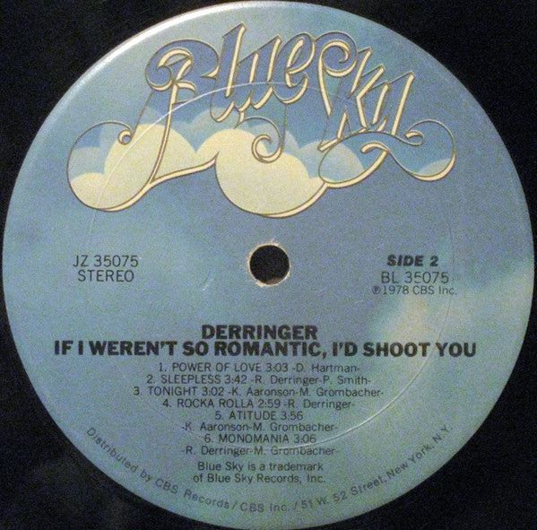 Derringer (2) : If I Weren't So Romantic, I'd Shoot You (LP, Album)