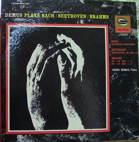Jörg Demus : Demus Plays Bach / Beethoven  / Brahms (3xLP, Tri)