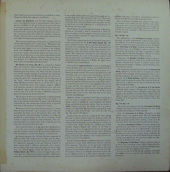 Jörg Demus : Demus Plays Bach / Beethoven  / Brahms (3xLP, Tri)