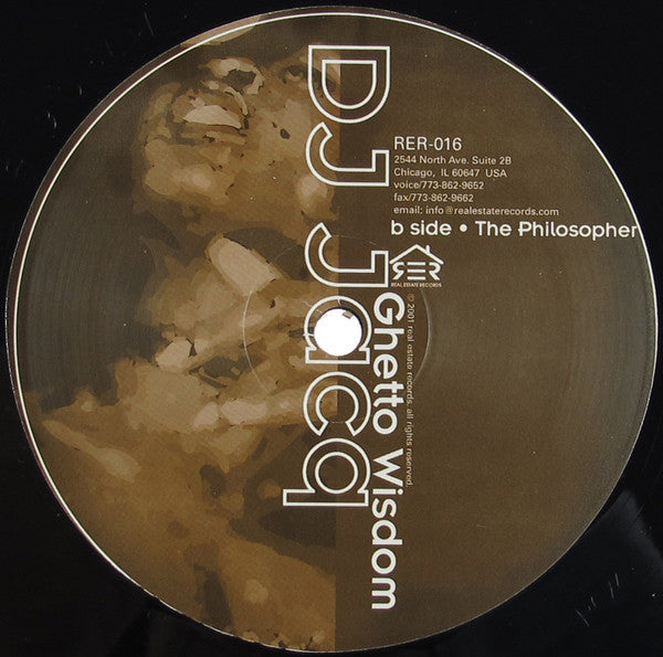 DJ Jacq : Ghetto Wisdom (12")