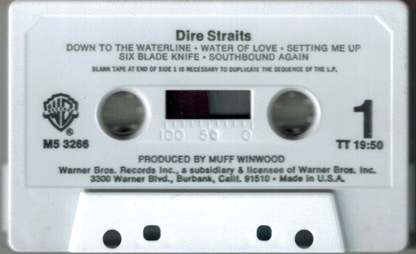 Dire Straits : Dire Straits (Cass, Album)