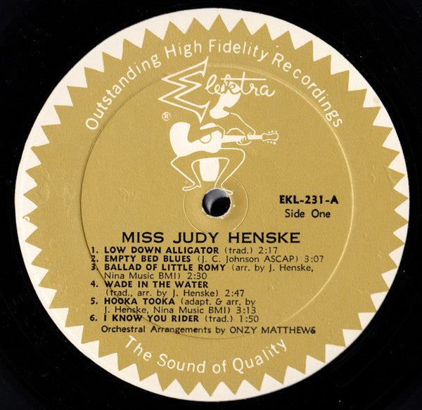 Judy Henske : Judy Henske (LP, Mono)