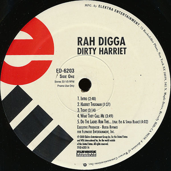 Rah Digga : Dirty Harriet (2xLP, Album, Promo, Cle)