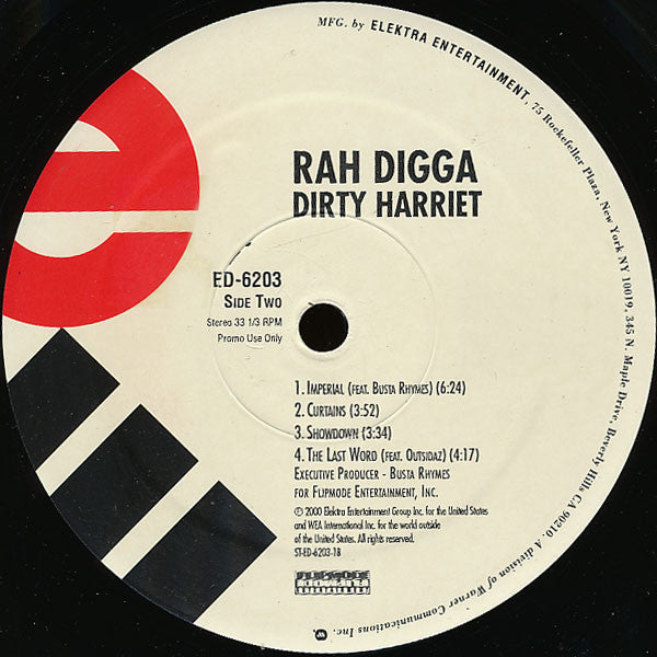 Rah Digga : Dirty Harriet (2xLP, Album, Promo, Cle)