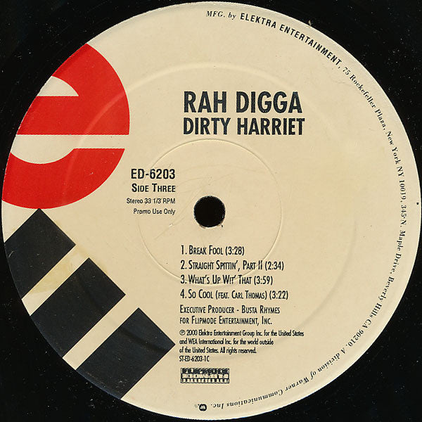 Rah Digga : Dirty Harriet (2xLP, Album, Promo, Cle)