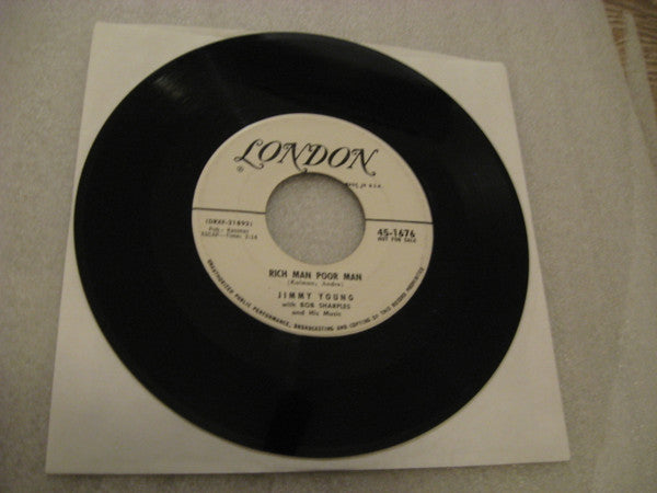 Jimmy Young (5) : Lonely Nightingale / Rich Man Poor Man (7", Single, Promo)