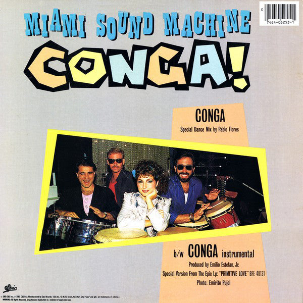 Miami Sound Machine : Conga! (Dance Mix) (12", Single)