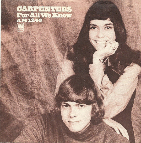 Carpenters : For All We Know (7", Single, Styrene, Mon)