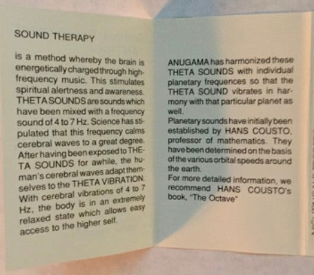Anugama : Tantra (Spiritual Environment) (Cass, Album)