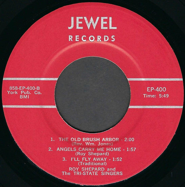 Roy Shepard (2) And The Tri-State Singers : When Paul And Silas Were In Jail (7", EP, Red)