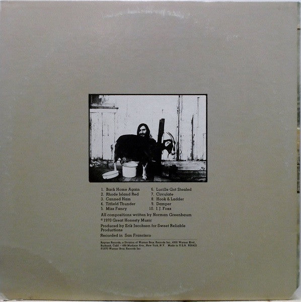 Norman Greenbaum : Back Home Again (LP, Album, Ter)
