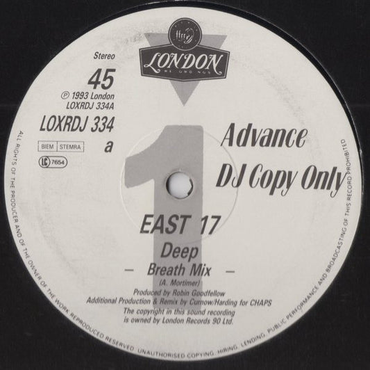 East 17 : Deep (12", Single, Promo)