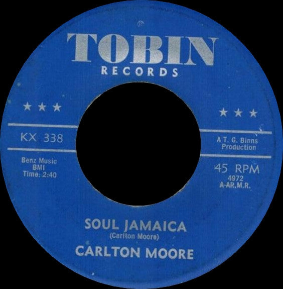 Carlton Moore : Soul Jamaica (7", Single)