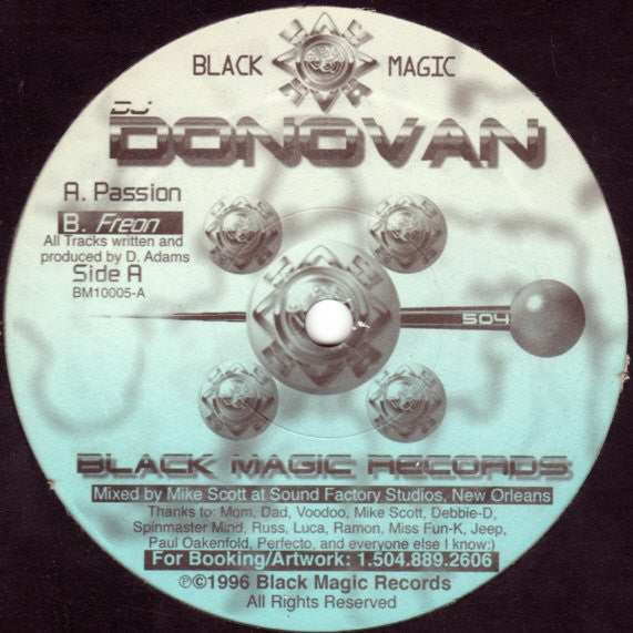 DJ Donovan : Passion / Freon (12")