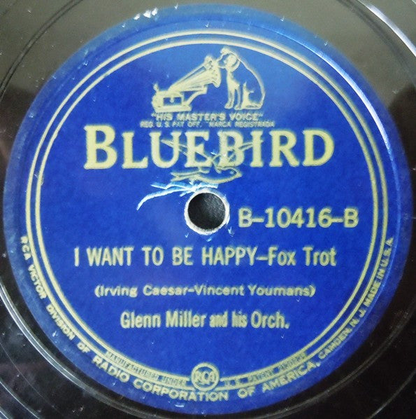 Glenn Miller And His Orch.* : In The Mood / I Want To Be Happy (Shellac, 10", RP, Ind)