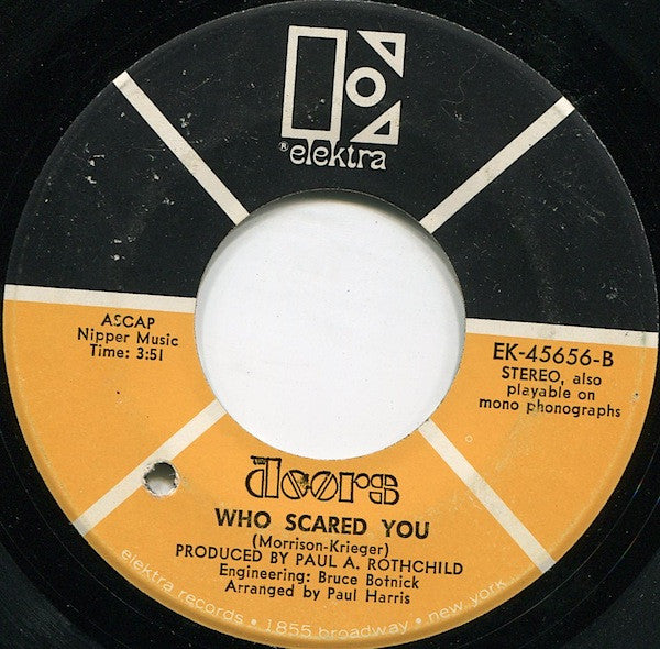 The Doors : Wishful Sinful / Who Scared You (7", Single, Spe)