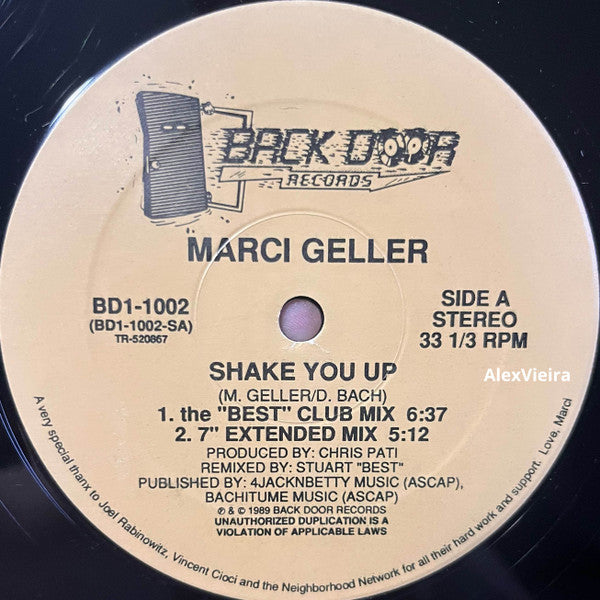 Marci Geller : Shake You Up (12")