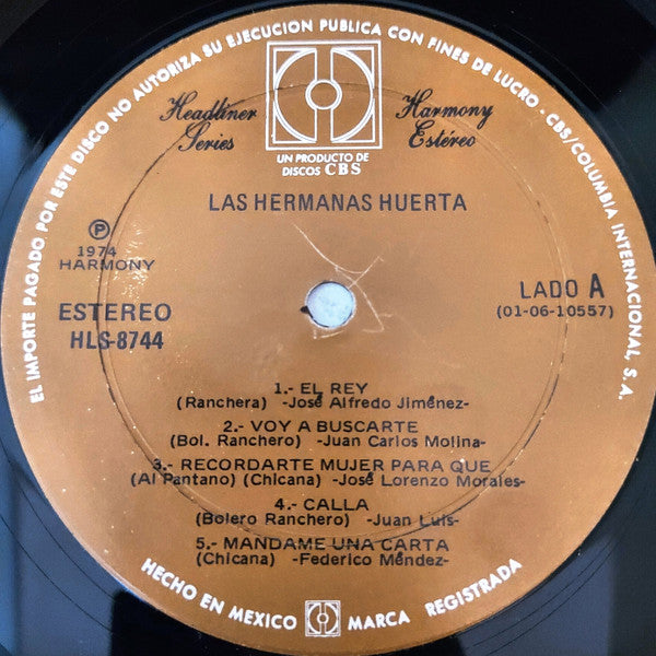Hermanas Huerta : El Rey (LP, Album)