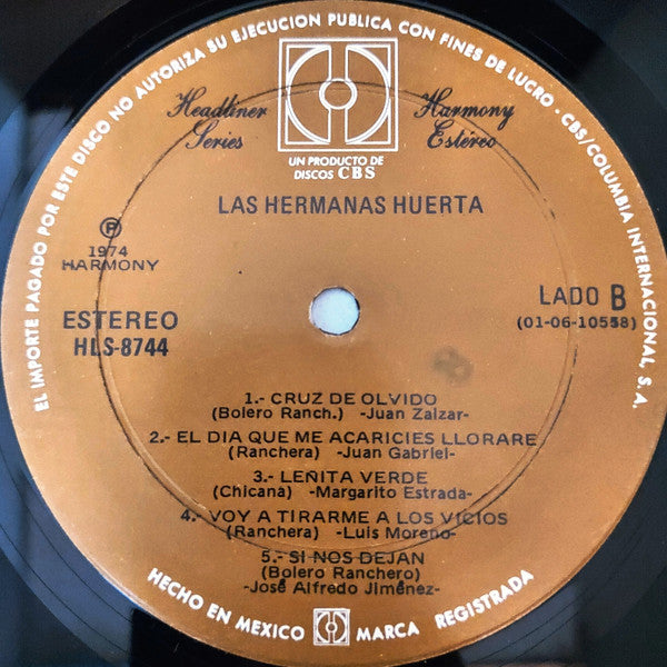 Hermanas Huerta : El Rey (LP, Album)