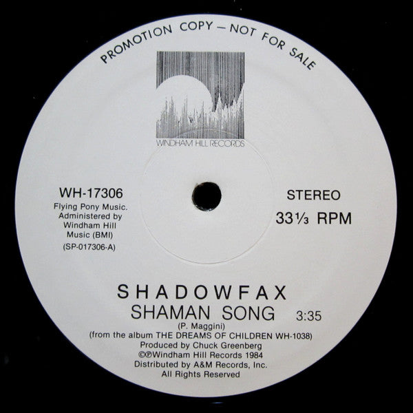 Shadowfax : Shaman Song / Another Country (12", Promo)