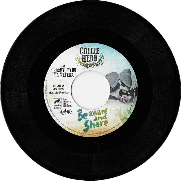 Collie Herb : Be Aware And Share Remixes (7", Single)