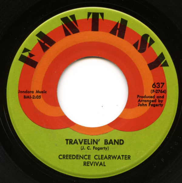 Creedence Clearwater Revival : Travelin' Band / Who'll Stop The Rain (7", Single, Hol)