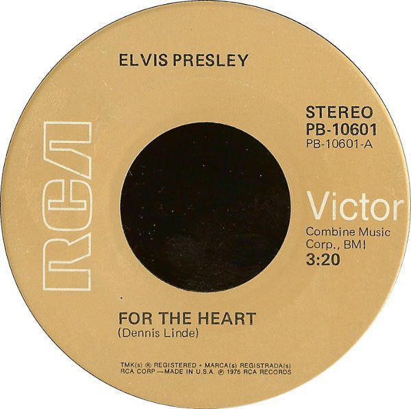 Elvis* : For The Heart / Hurt (7", Ind)