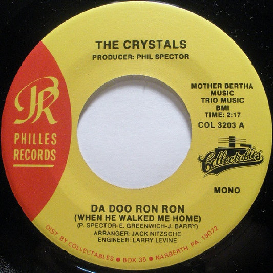 The Crystals : Da Doo Ron Ron (7", Mono)