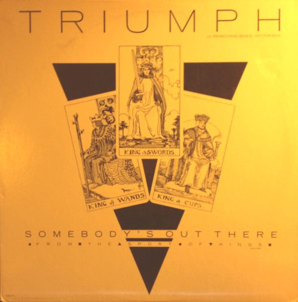 Triumph (2) : Somebody's Out There (12", Single, Promo)