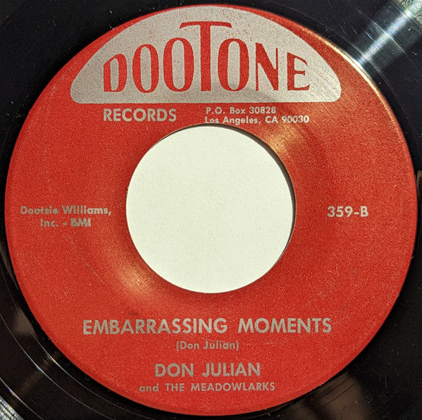 Don Julian And The Meadowlarks* : Heaven And Paradise (7", Single, RE)