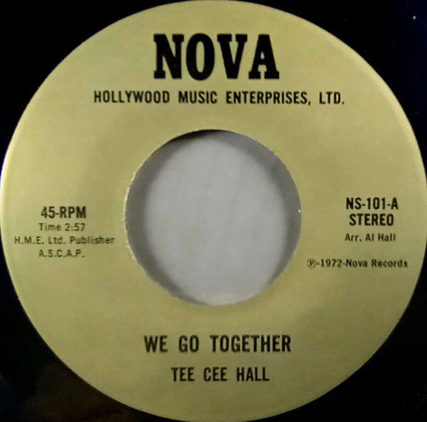 Tee Cee Hall : We Go Together (7")
