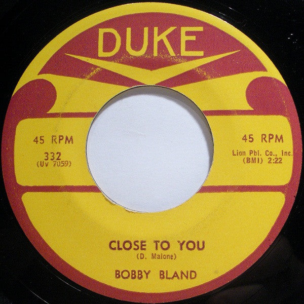 Bobby Bland : I Pity The Fool (7", Single)