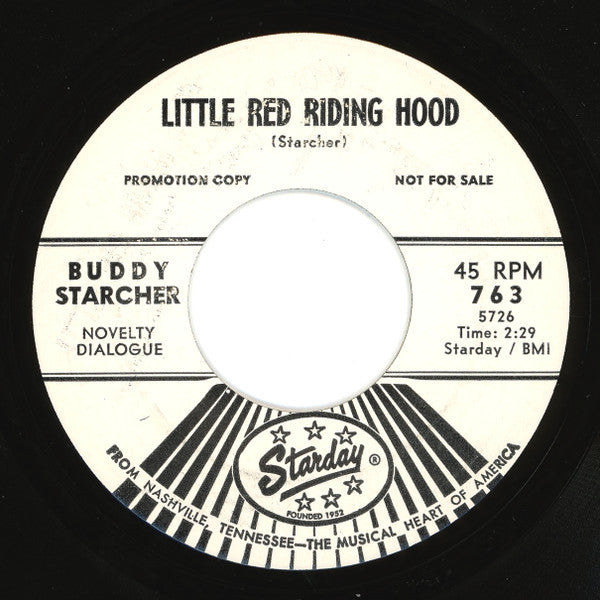 Buddy Starcher : Ace Of Hearts (7", Single, Mono, Promo)