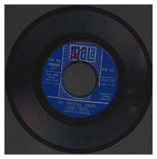 Bobby Wood : My Special Angel / I'd Rather Forgive You (7", Single, Mono, Promo)